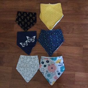 Baby girl bib bundle